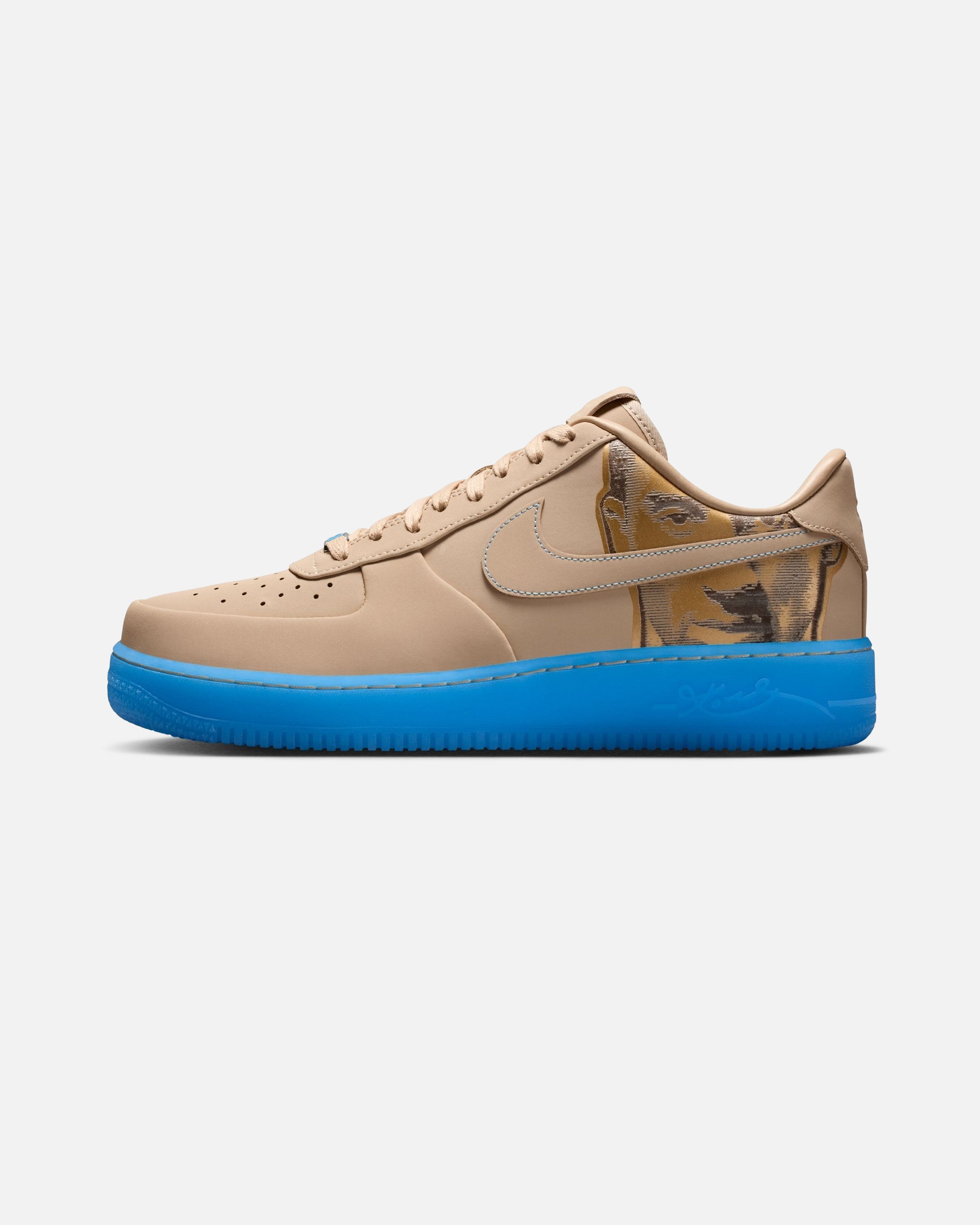 NIKE X KOBE BRYANT AIR FORCE 1 LOW - LINEN⁄ BLUE – Undefeated Kobe 