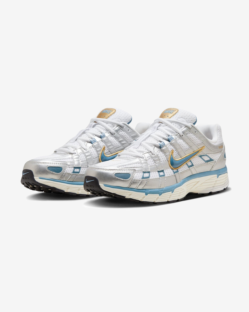 NIKE P-6000 - WHITE/ AEGEANSTORM/ METALLICSILVER - NIKE P-6000 - WHITE/ AEGEANSTORM/ METALLICSILVER