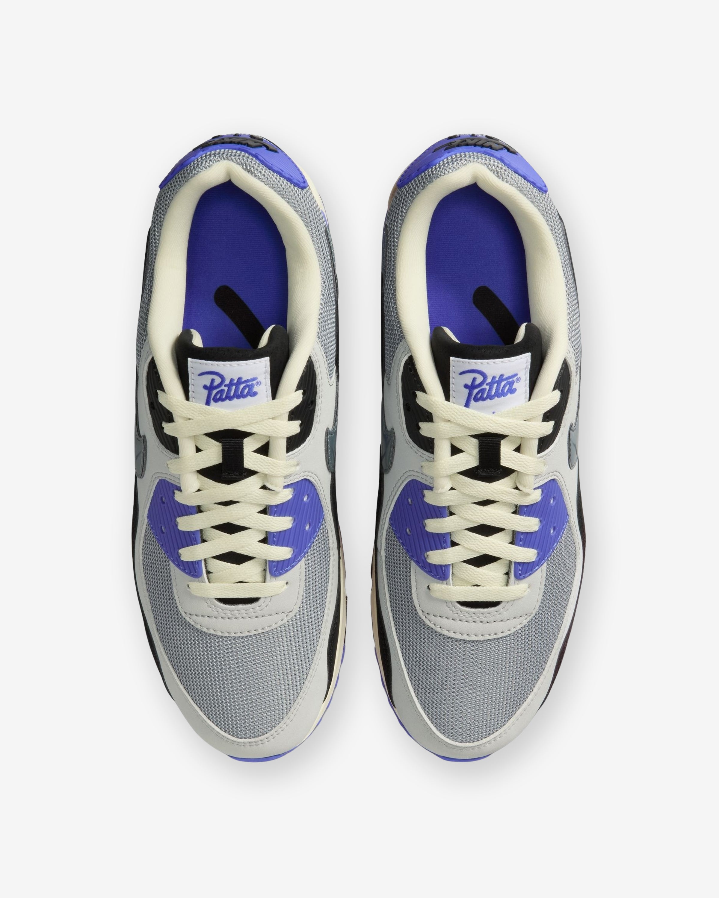 NIKE X PATTA AIR MAX 90 - PARTICLEGREY/ SAPPHIRE