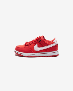 NIKE PS DUNK LOW - FIRERED/ PINKFOAM/ LTCRIMSON/ WHITE