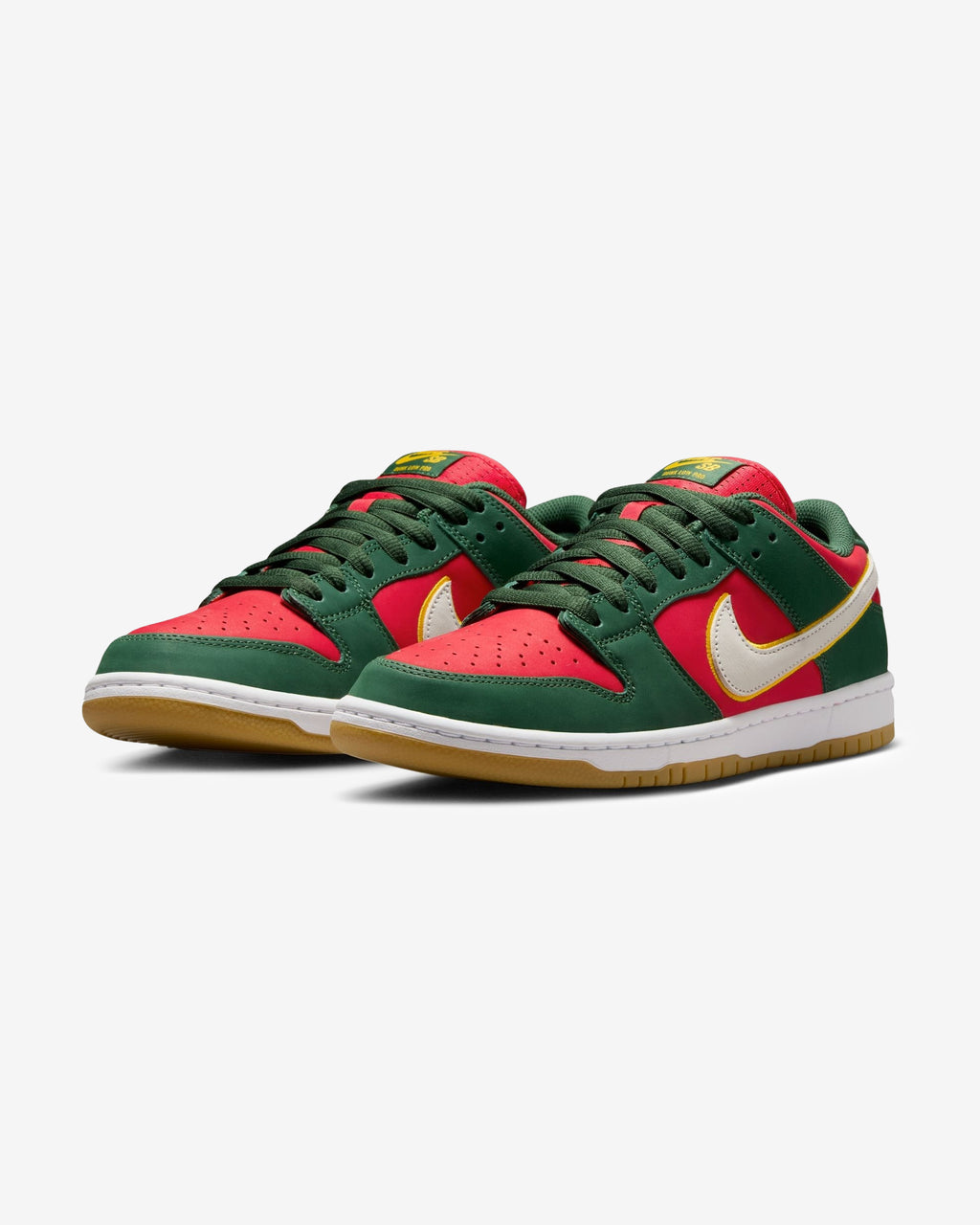 NIKE SB DUNK LOW PREMIUM - FIR/ WHITE/ UNIVERSITYGOLD - NIKE SB DUNK LOW PREMIUM - FIR/ WHITE/ UNIVERSITYGOLD