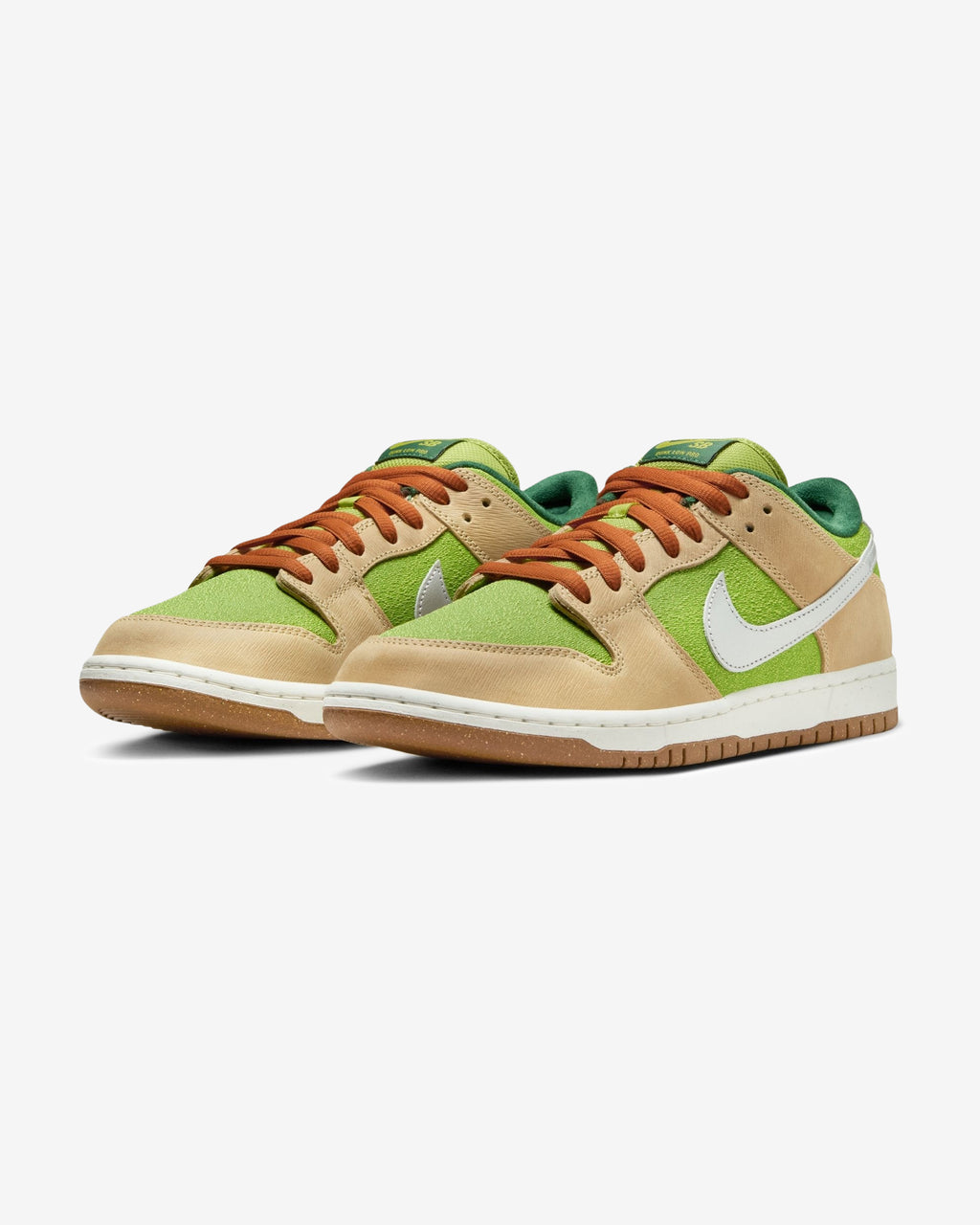 NIKE SB DUNK LOW PRO - SESAME/ METALLICSILVER/ PEAR - NIKE SB DUNK LOW PRO - SESAME/ METALLICSILVER/ PEAR