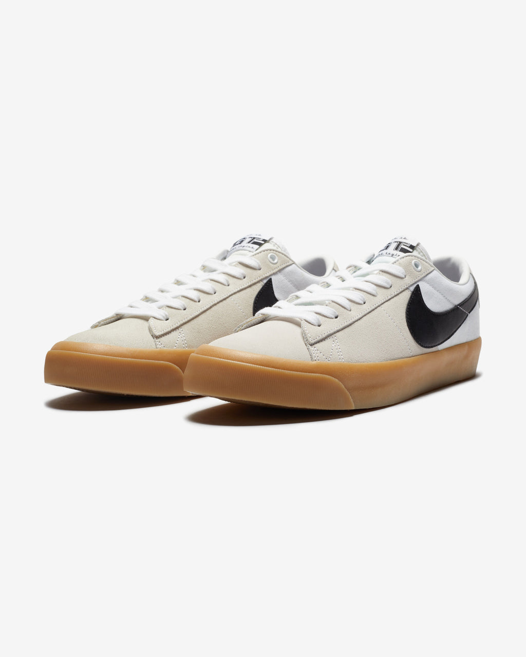 NIKE SB ZOOM BLAZER LOW PRO GT - WHITE/ BLACK - NIKE SB ZOOM BLAZER LOW PRO GT - WHITE/ BLACK