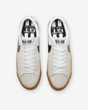 NIKE SB ZOOM BLAZER LOW PRO GT - WHITE/ BLACK