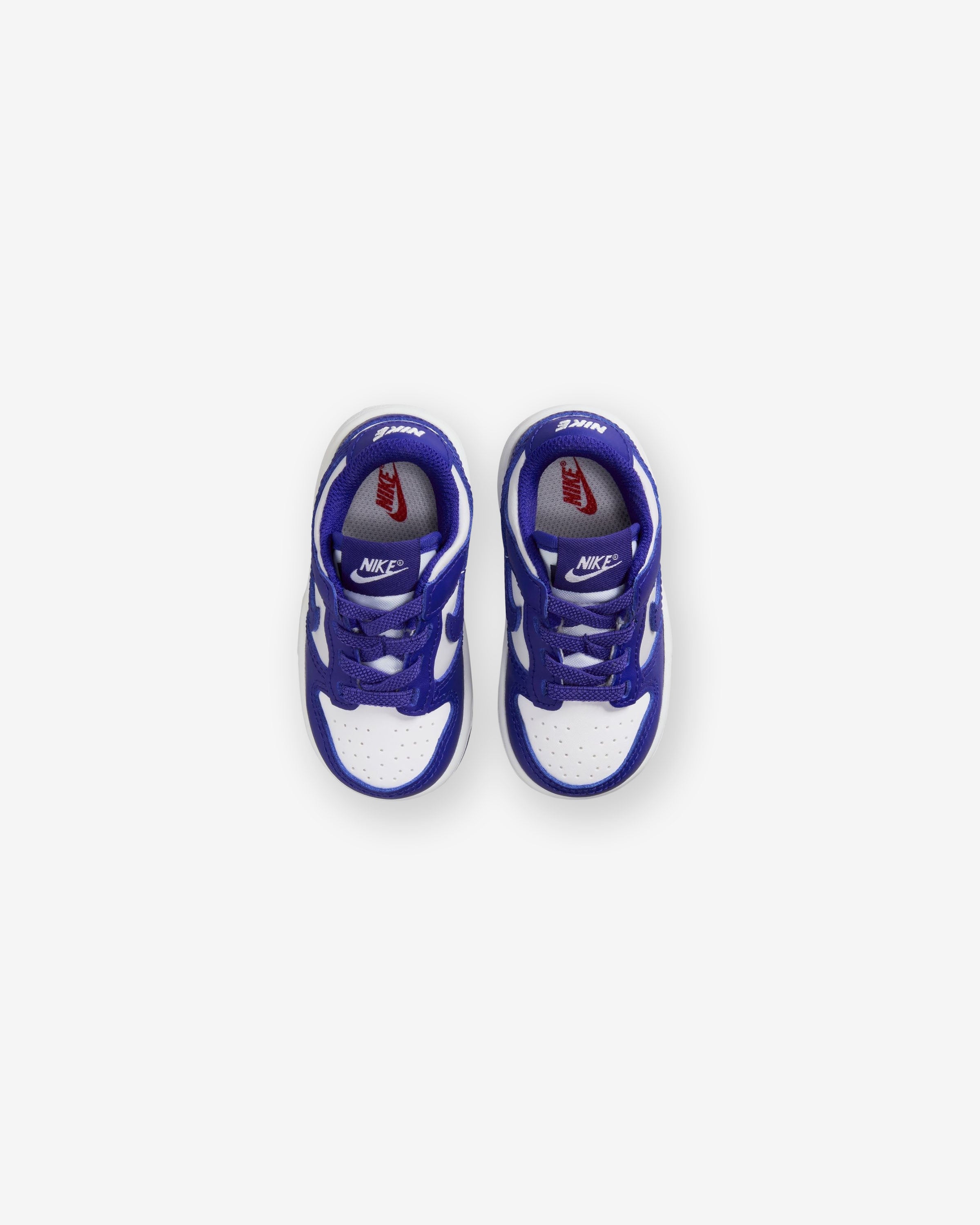 NIKE TD DUNK LOW - WHITE/ CONCORD/ UNIVERSITYRED