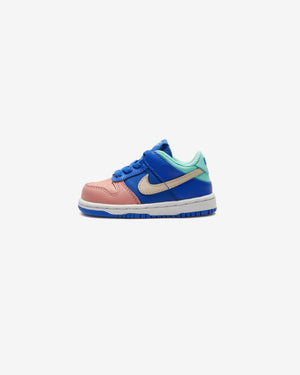 NIKE TD DUNK LOW - HYPERROYAL/ SANDDRIFT/ EMERALDRISE