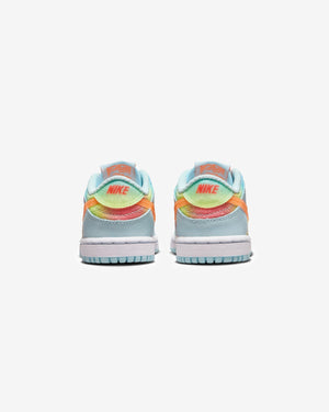 NIKE TD DUNK LOW - GLACIERBLUE/ TOTALORANGE/ LTLEMONTWIST