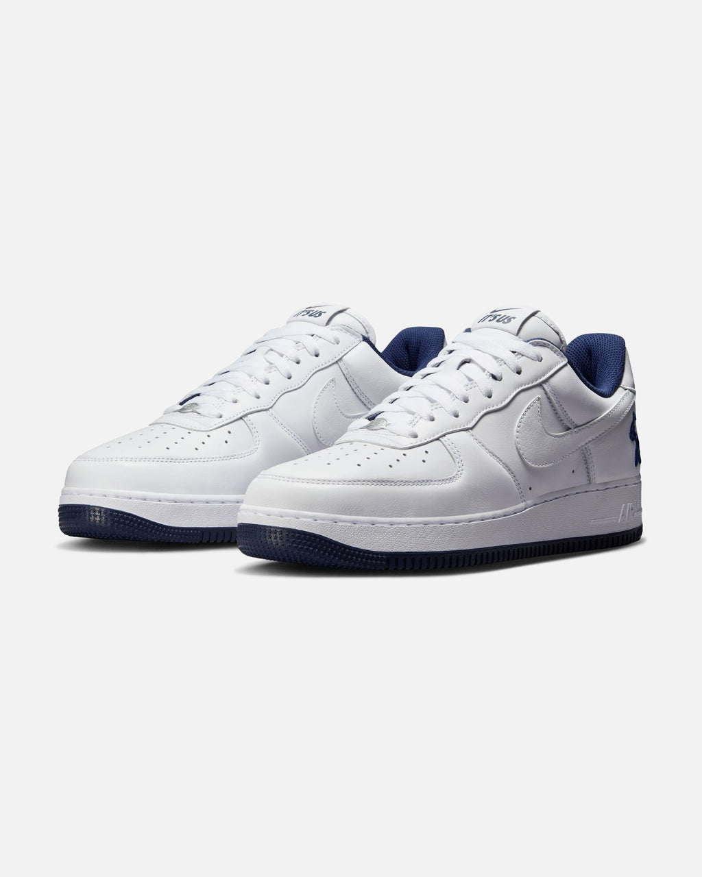 NIKE US FORCE 1 - WHITE/ MIDNIGHTNAVY - NIKE US FORCE 1 - WHITE/ MIDNIGHTNAVY