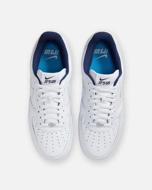 NIKE US FORCE 1 - WHITE/ MIDNIGHTNAVY