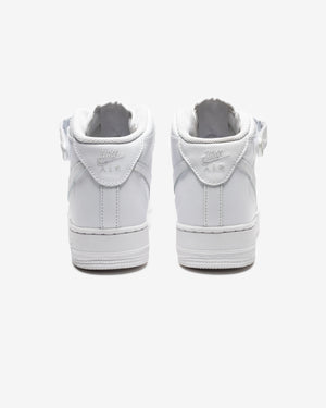 NIKE WOMEN'S AIR FORCE 1 '07 MID - WHITE