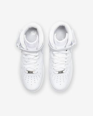 NIKE WOMEN'S AIR FORCE 1 '07 MID - WHITE