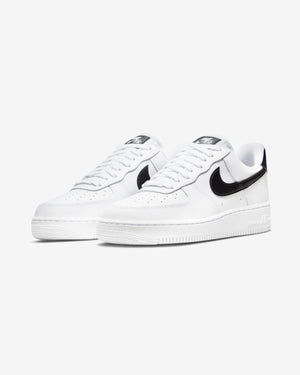 Air force 1 white with black stripe on sale