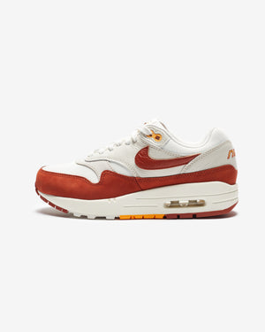 NIKE WOMEN'S AIR MAX 1 LX - SAIL/ RUGGEDORANGE