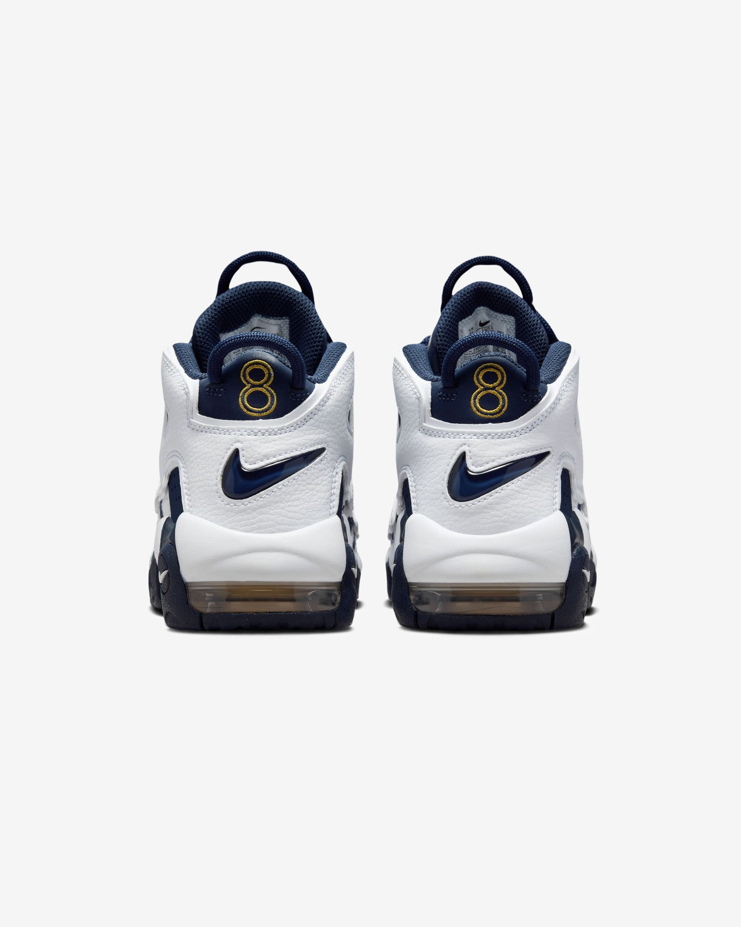 NIKE GS AIR UPTEMPO - WHITE/ MIDNIGHTNAVY