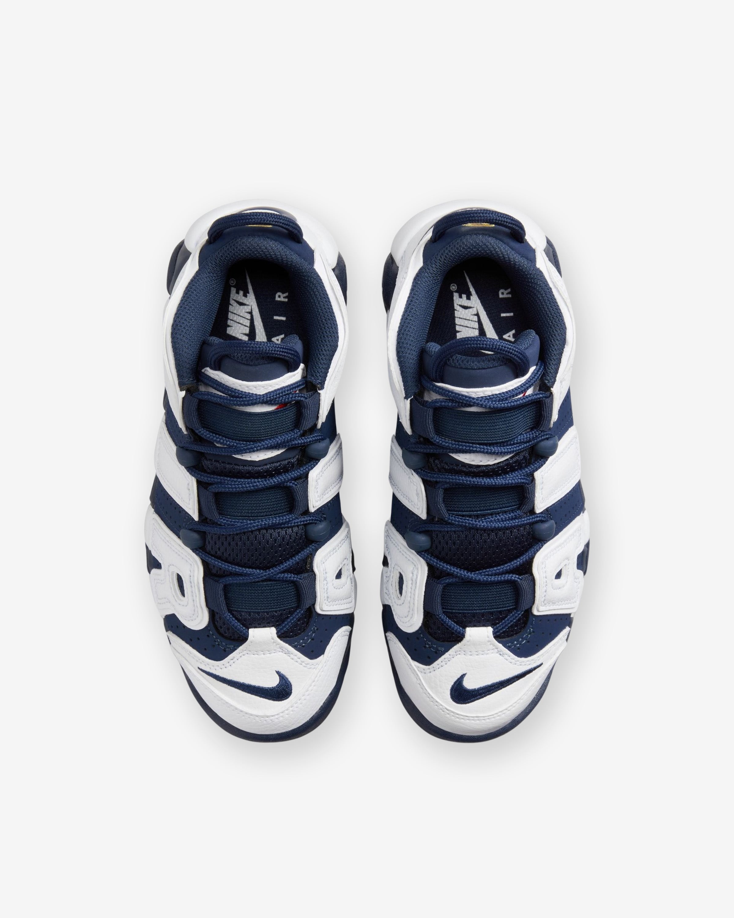 NIKE GS AIR UPTEMPO - WHITE/ MIDNIGHTNAVY