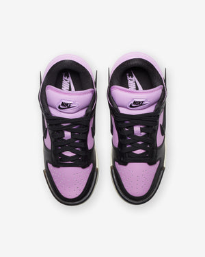 NIKE WOMEN'S DUNK LOW TWIST - RUSHFUCHSIA/ BLACK