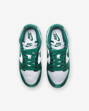 NIKE WOMEN'S DUNK LOW - WHITE/ TEAMGREEN