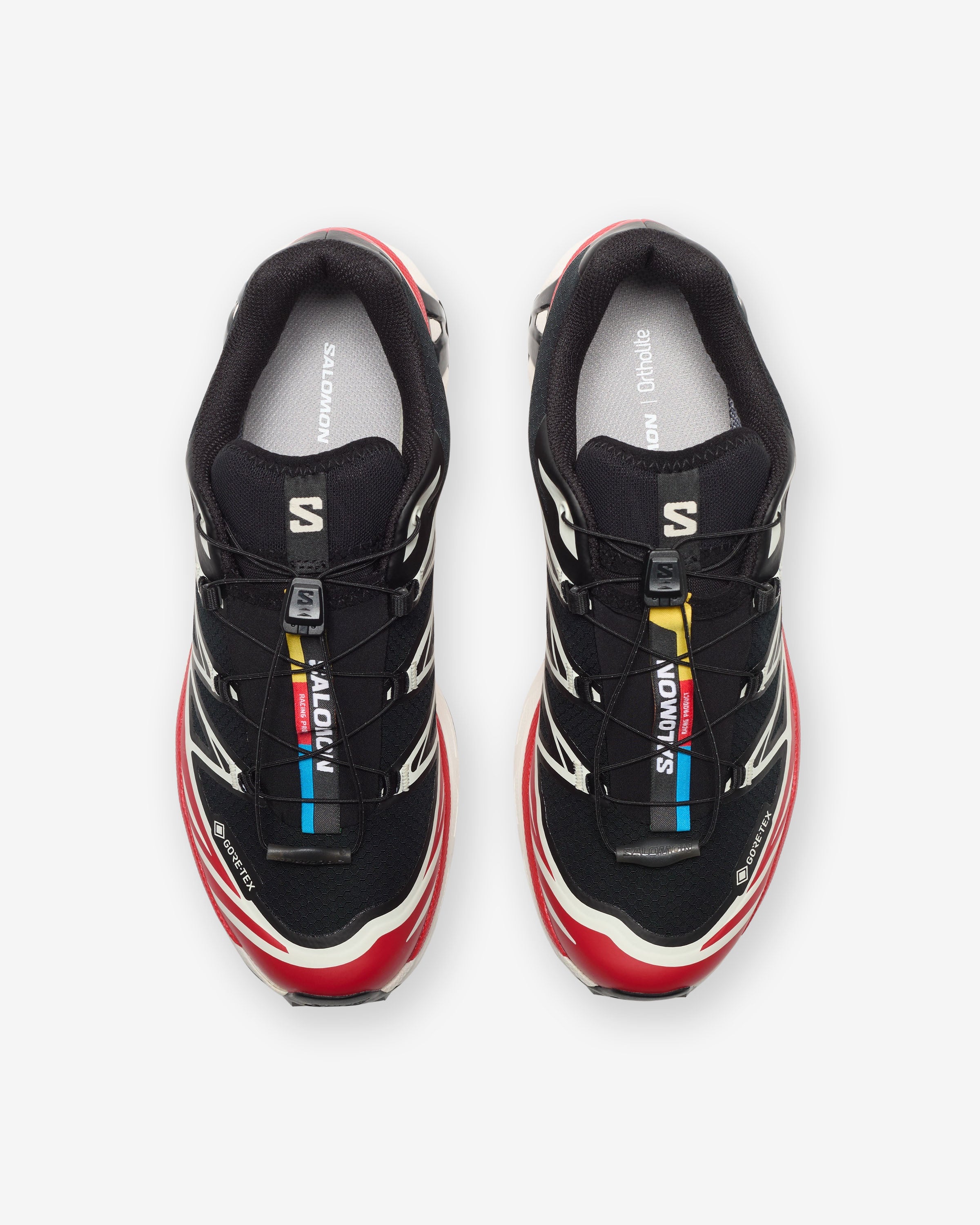 SALOMON XT-6 GTX - BLACK/ FLAMESCARLET