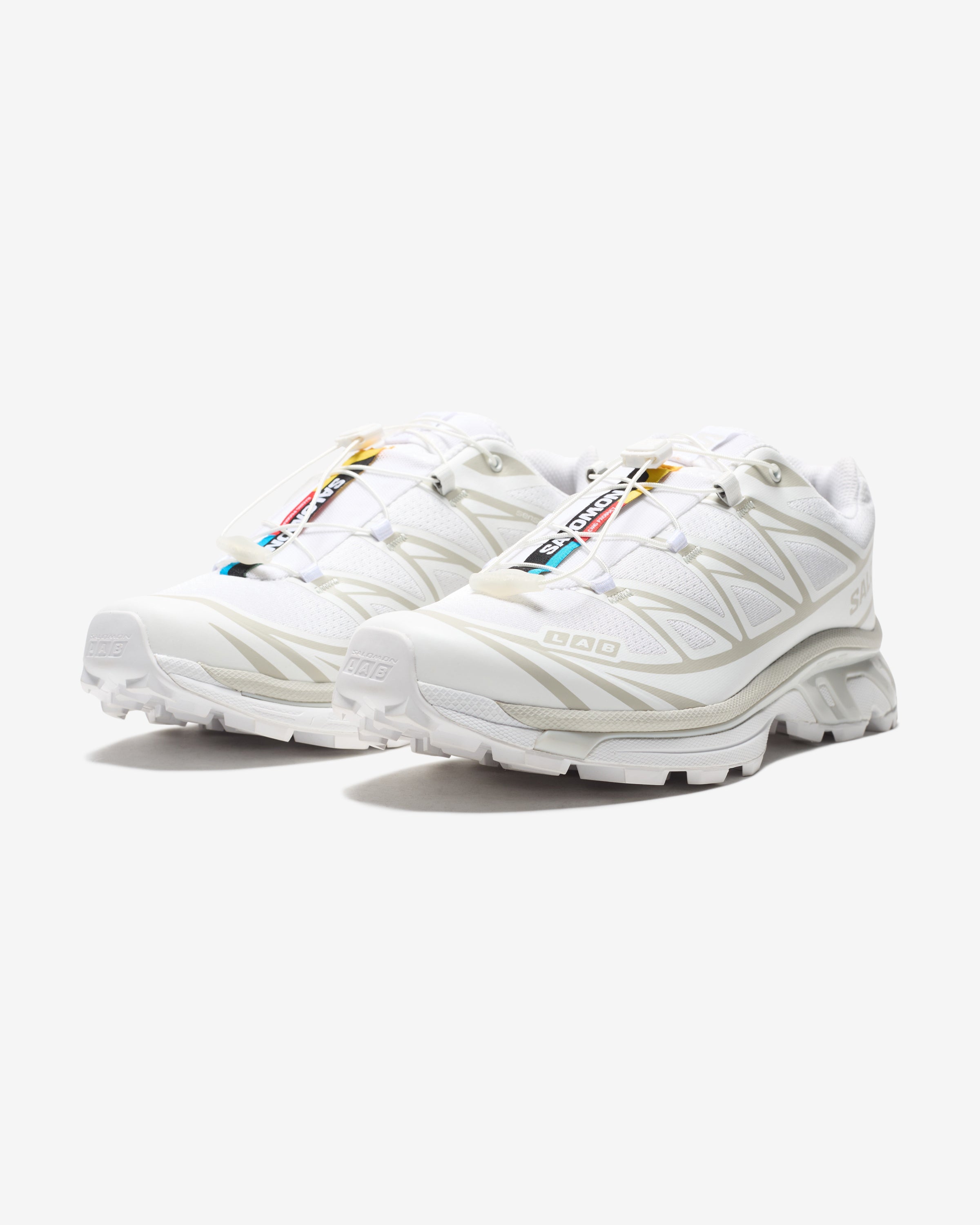 SALOMON XT-6 - WHITE/ LUNAR ROCK – Undefeated