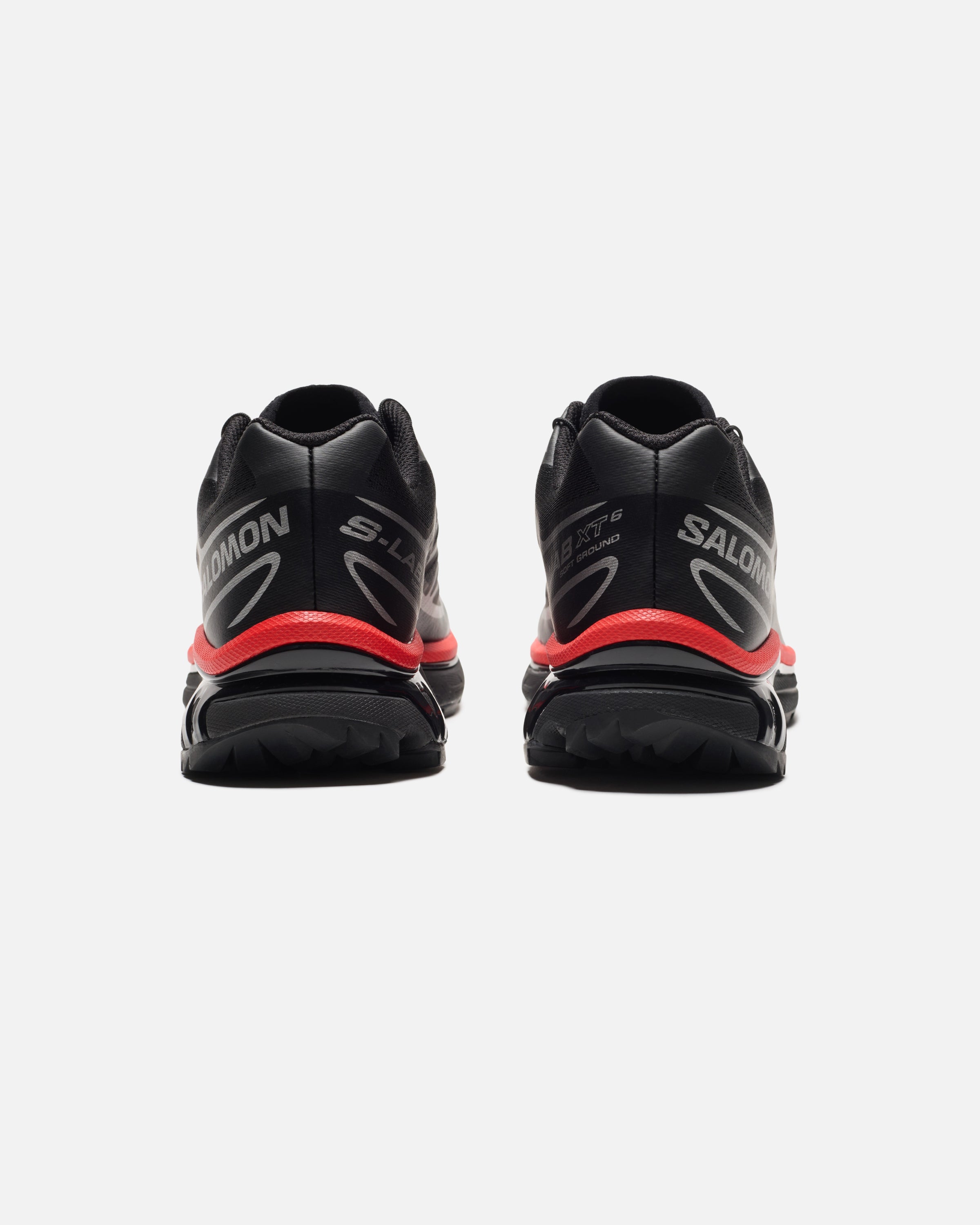 SALOMON XT-6 - BLACK/ FIERY RED – Undefeated