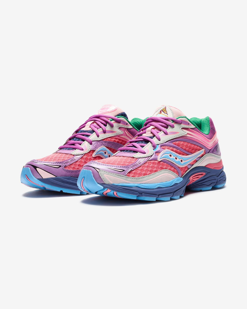 SAUCONY X JAE TIPS PROGRID OMNI 9 - PINK/ PURPLE - SAUCONY X JAE TIPS PROGRID OMNI 9 - PINK/ PURPLE