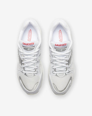 SAUCONY PROGRID TRIUMPH 4 - WHITE/ SILVER