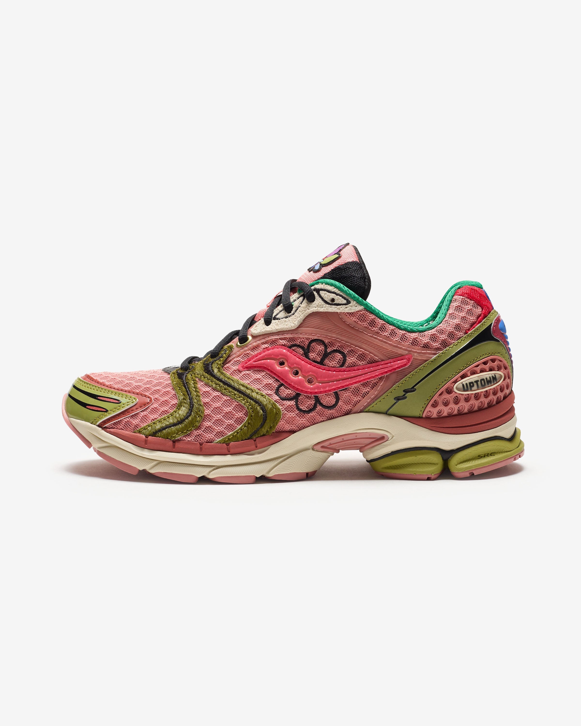 SAUCONY X JAE TIPS PROGRID TRIUMPH 4 - PEACH/ LEAF