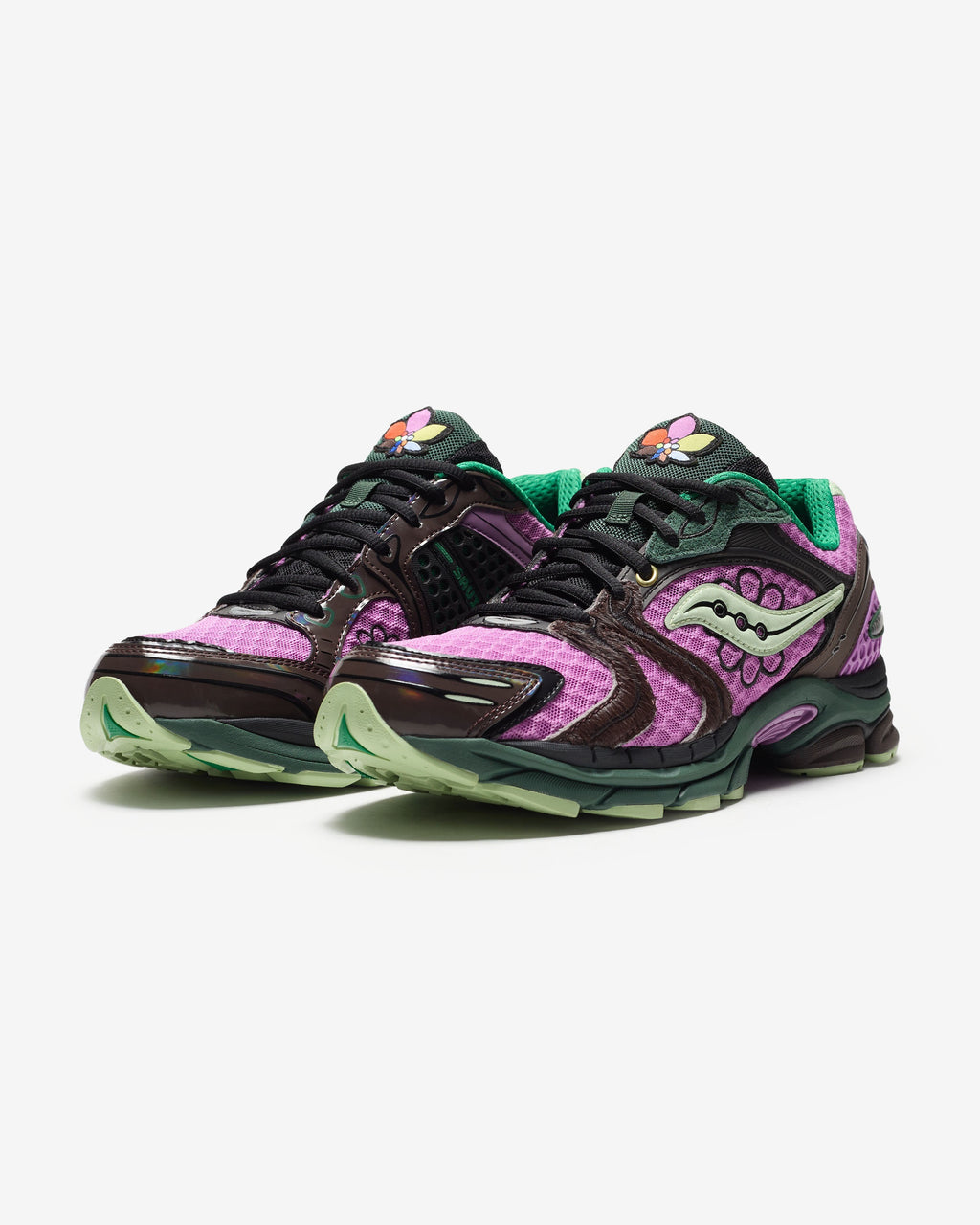 SAUCONY X JAE TIPS PROGRID TRIUMPH 4 - VIOLET/ EARTH - SAUCONY X JAE TIPS PROGRID TRIUMPH 4 - VIOLET/ EARTH