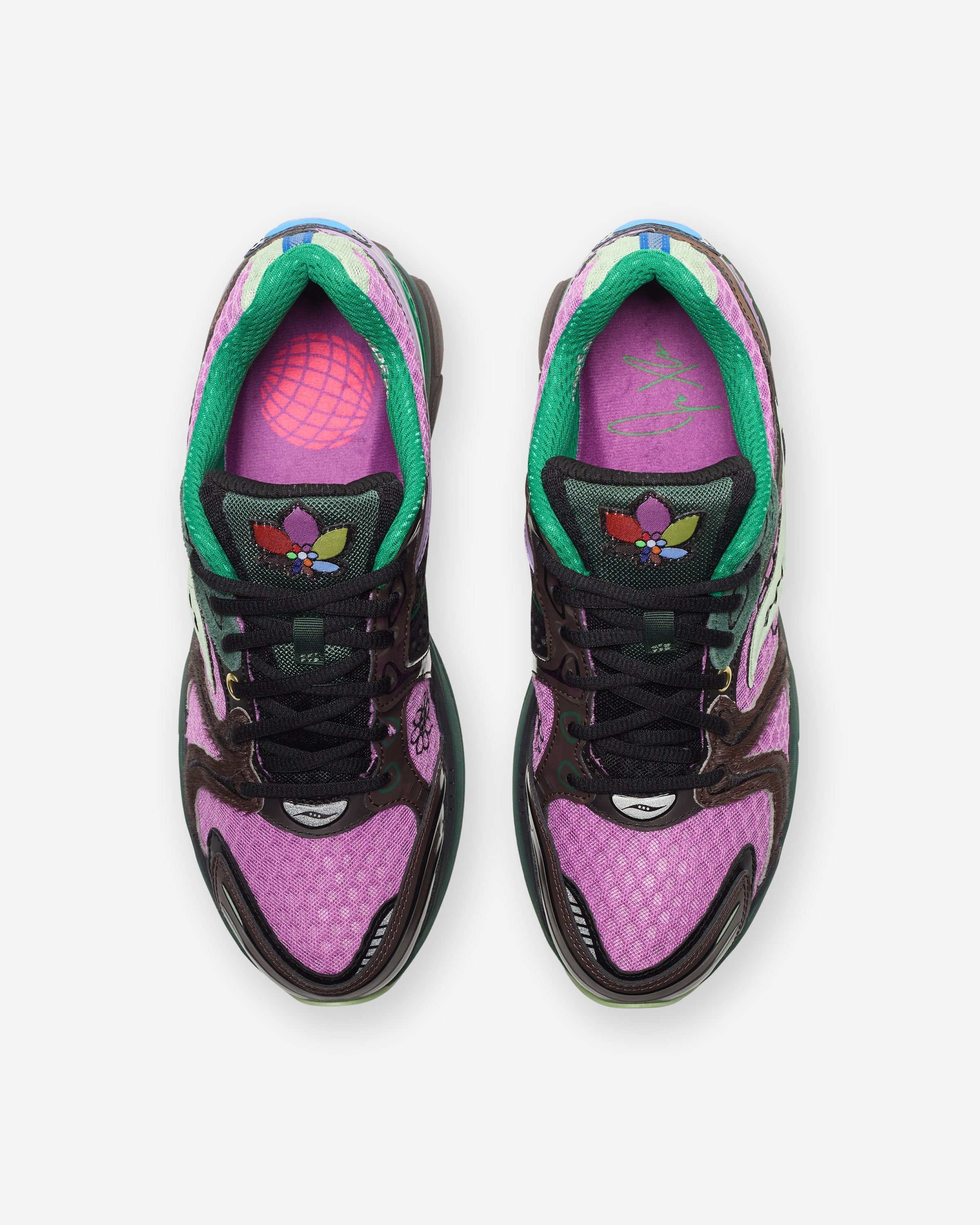 SAUCONY X JAE TIPS PROGRID TRIUMPH 4 - VIOLET/ EARTH