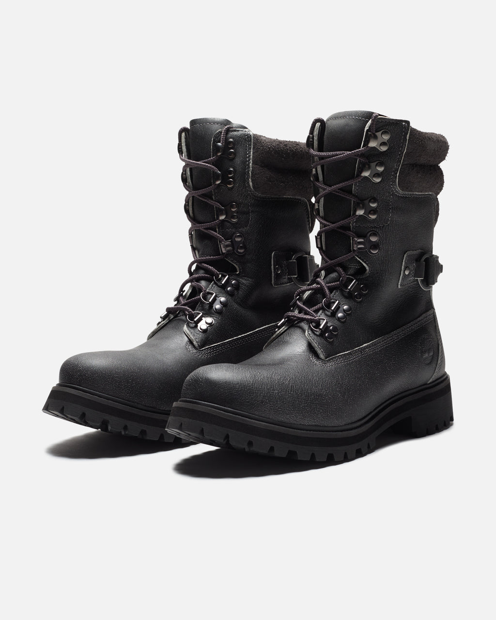 TIMBERLAND PREMIUM TALL LACE-UP BOOT - DARKGREY - TIMBERLAND PREMIUM TALL LACE-UP BOOT - DARKGREY
