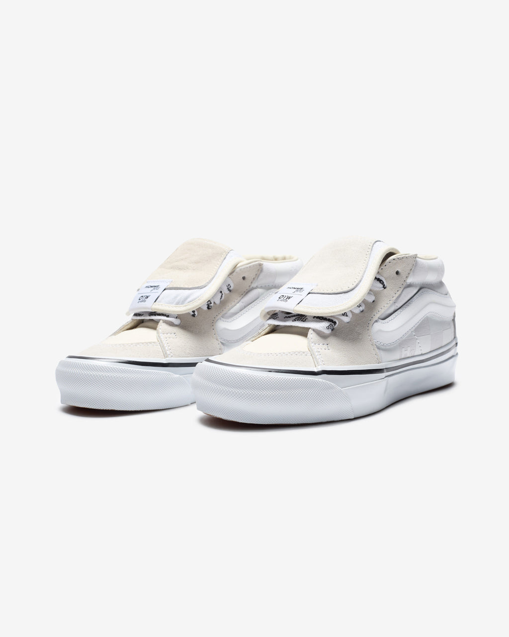 VANS OTW X HOMME GIRLS SK8-MID REISSUE 83 - WHITE - VANS OTW X HOMME GIRLS SK8-MID REISSUE 83 - WHITE