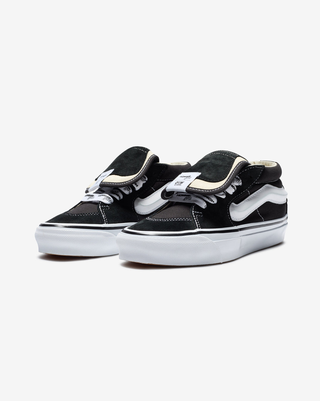 VANS OTW X HOMME GIRLS SK8-MID REISSUE 83 - BLACK - VANS OTW X HOMME GIRLS SK8-MID REISSUE 83 - BLACK