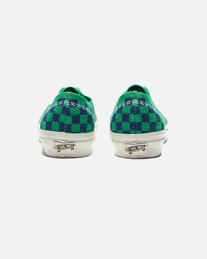 VANS PREMIUM AUTHENTIC 44 'PUNK KNIT' - GREEN/ NAVY – Undefeated