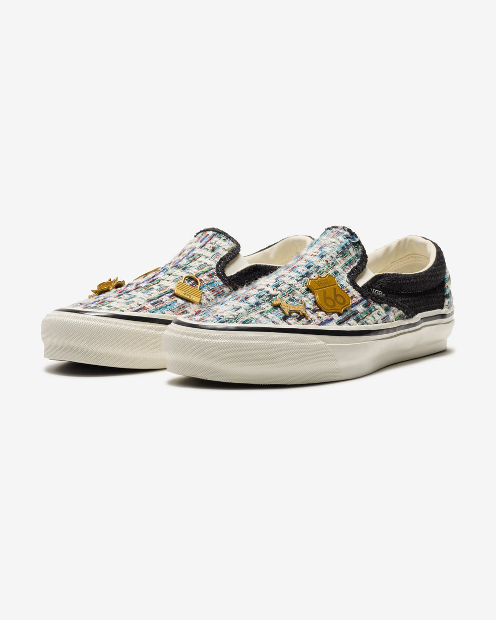 VANS PREMIUM CLASSIC SLIP-ON 98 'CARDIGAN' - BLACK – Undefeated