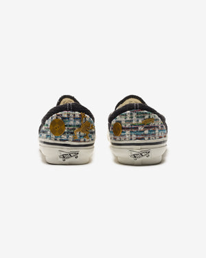 VANS PREMIUM CLASSIC SLIP-ON 98 'CARDIGAN' - BLACK – Undefeated