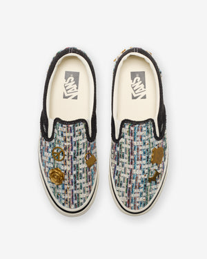 VANS PREMIUM CLASSIC SLIP-ON 98 'CARDIGAN' - BLACK – Undefeated