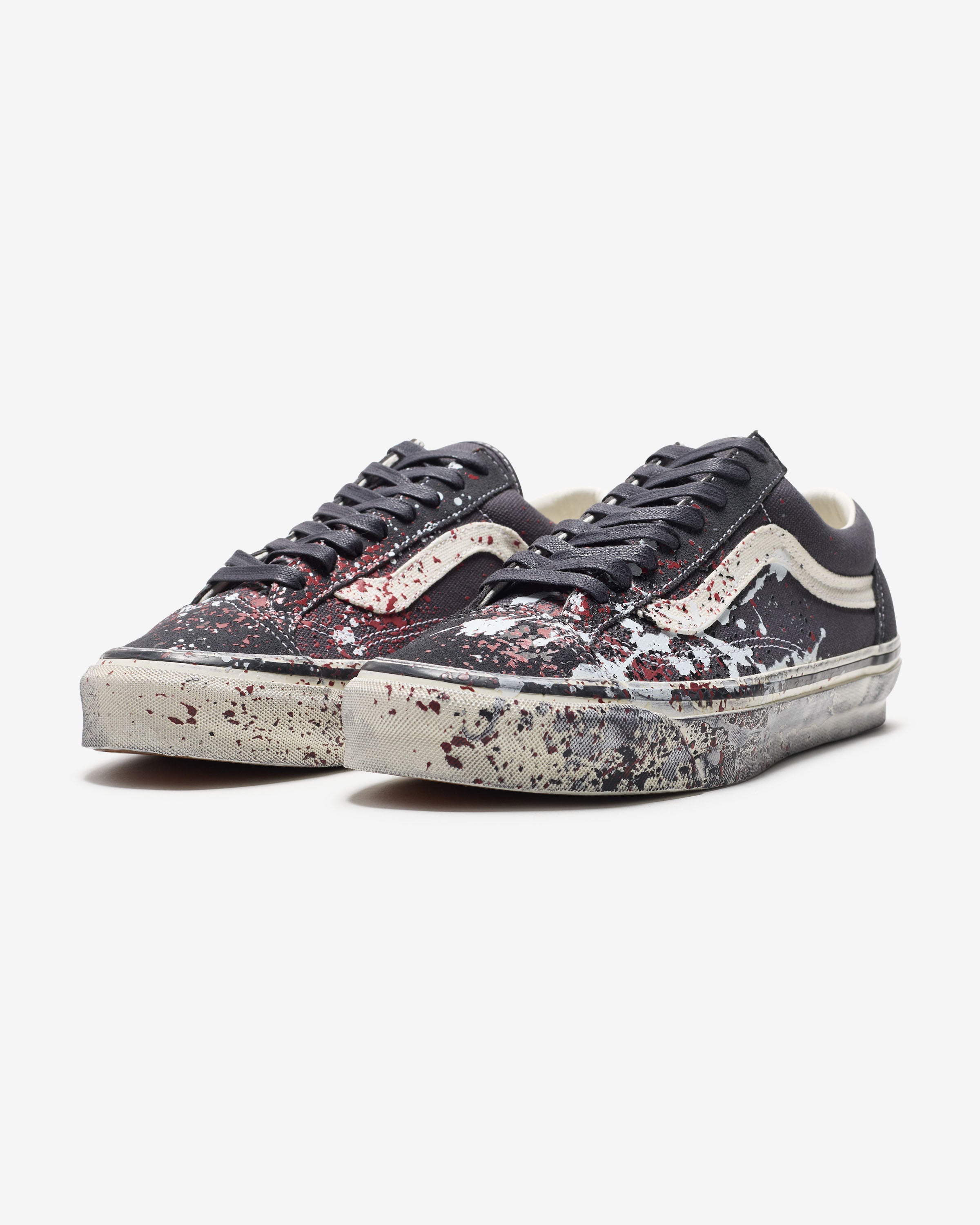 VANS PREMIUM OLD SKOOL 36 'PAINT SPLATTER' - CHARCOAL – Undefeated