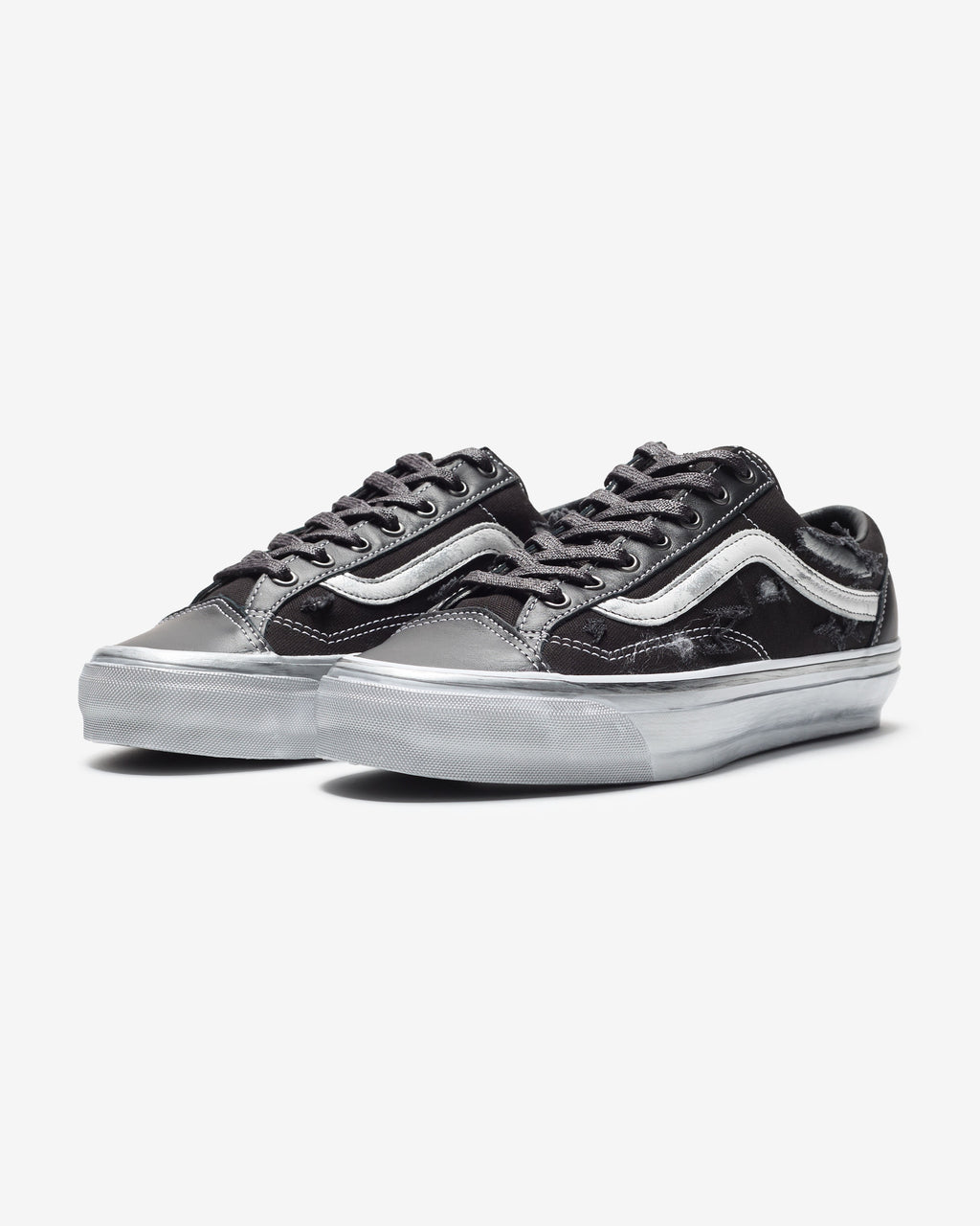 VANS PREMIUM OLD SKOOL 36 VIBRAM - DISTRESSED SILVER - VANS PREMIUM OLD SKOOL 36 VIBRAM - DISTRESSED SILVER