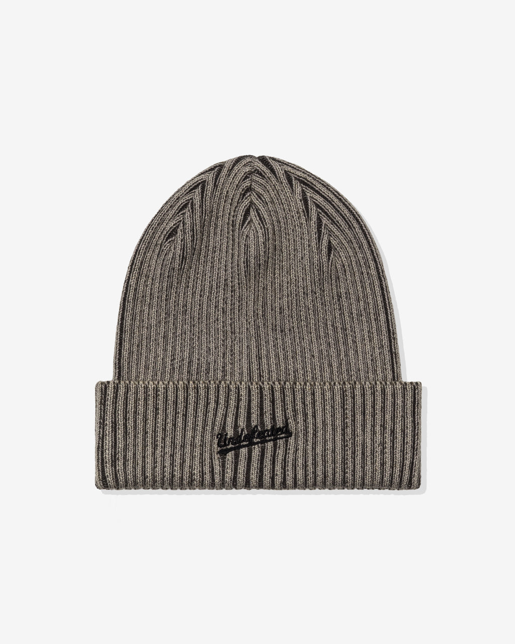 UNDEFEATED CUFFED RIB BEANIE - GREY