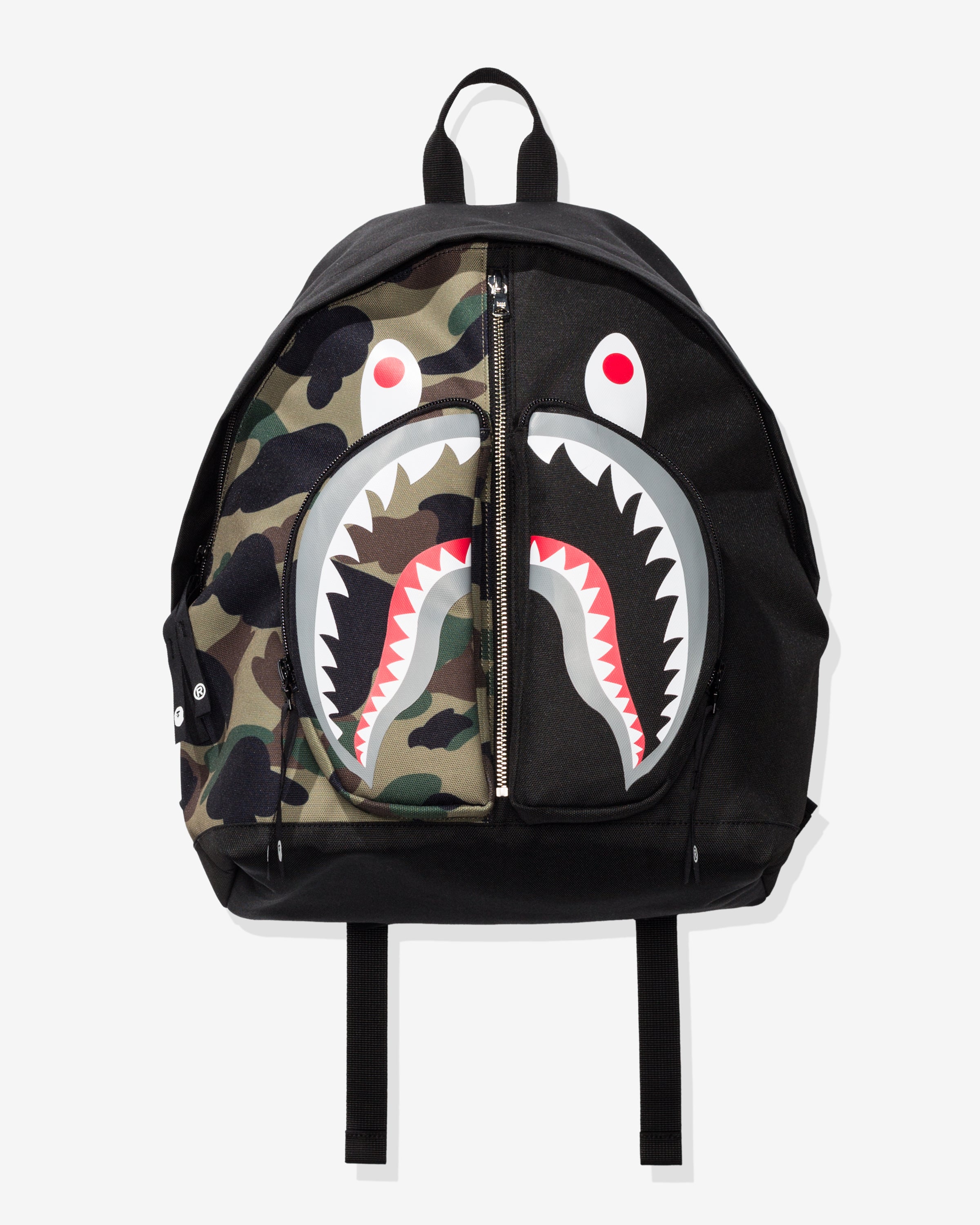 ABC Camo Skateboard Backpack in Black - BAPE Kids