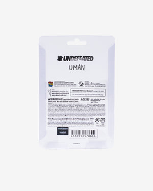 UNDEFEATED X MEDICOM UMAN KEYCHAIN - PURPLE/YELLOW