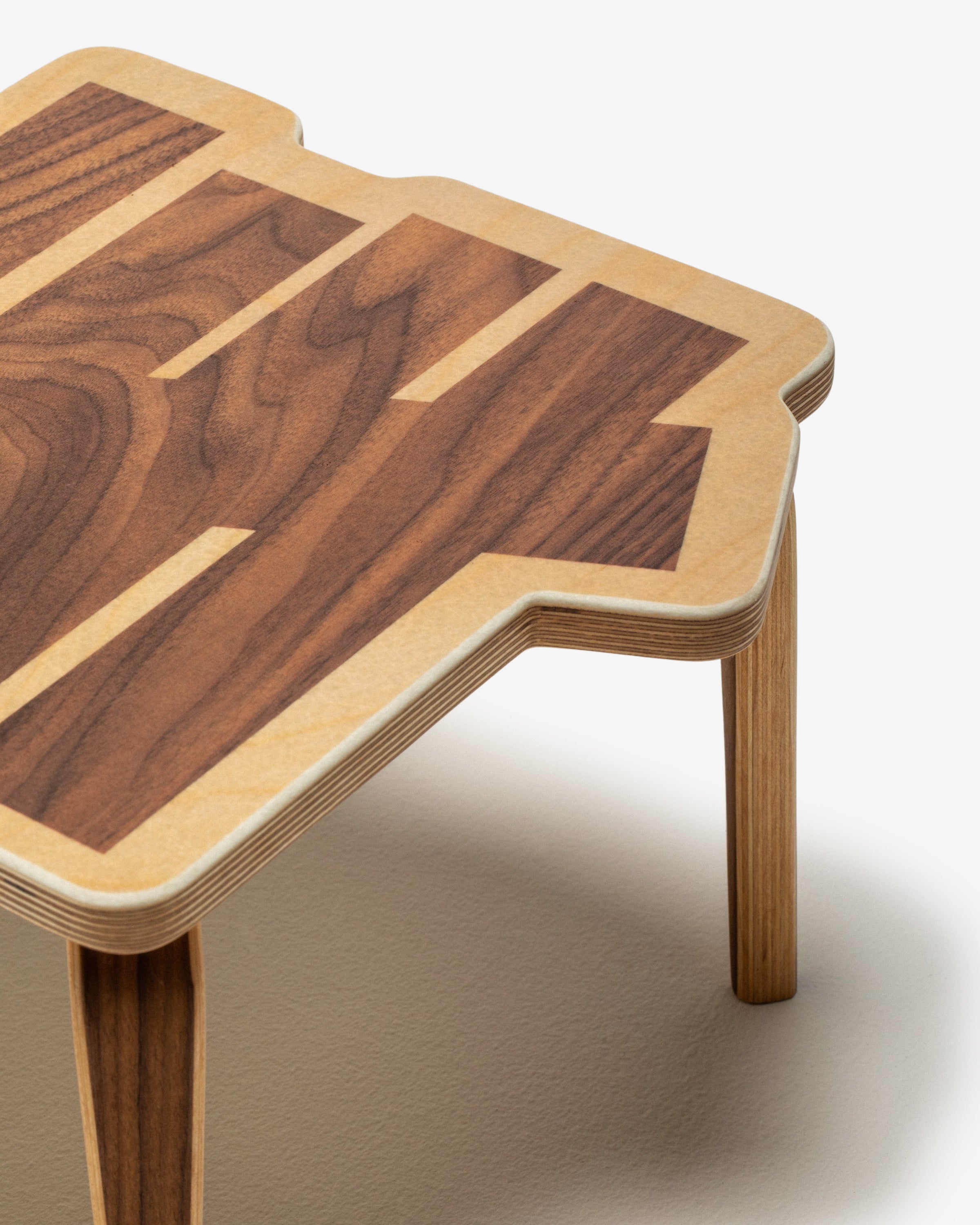 UNDEFEATED X MODERNICA SIDE TABLE - NATURAL/ WALNUT