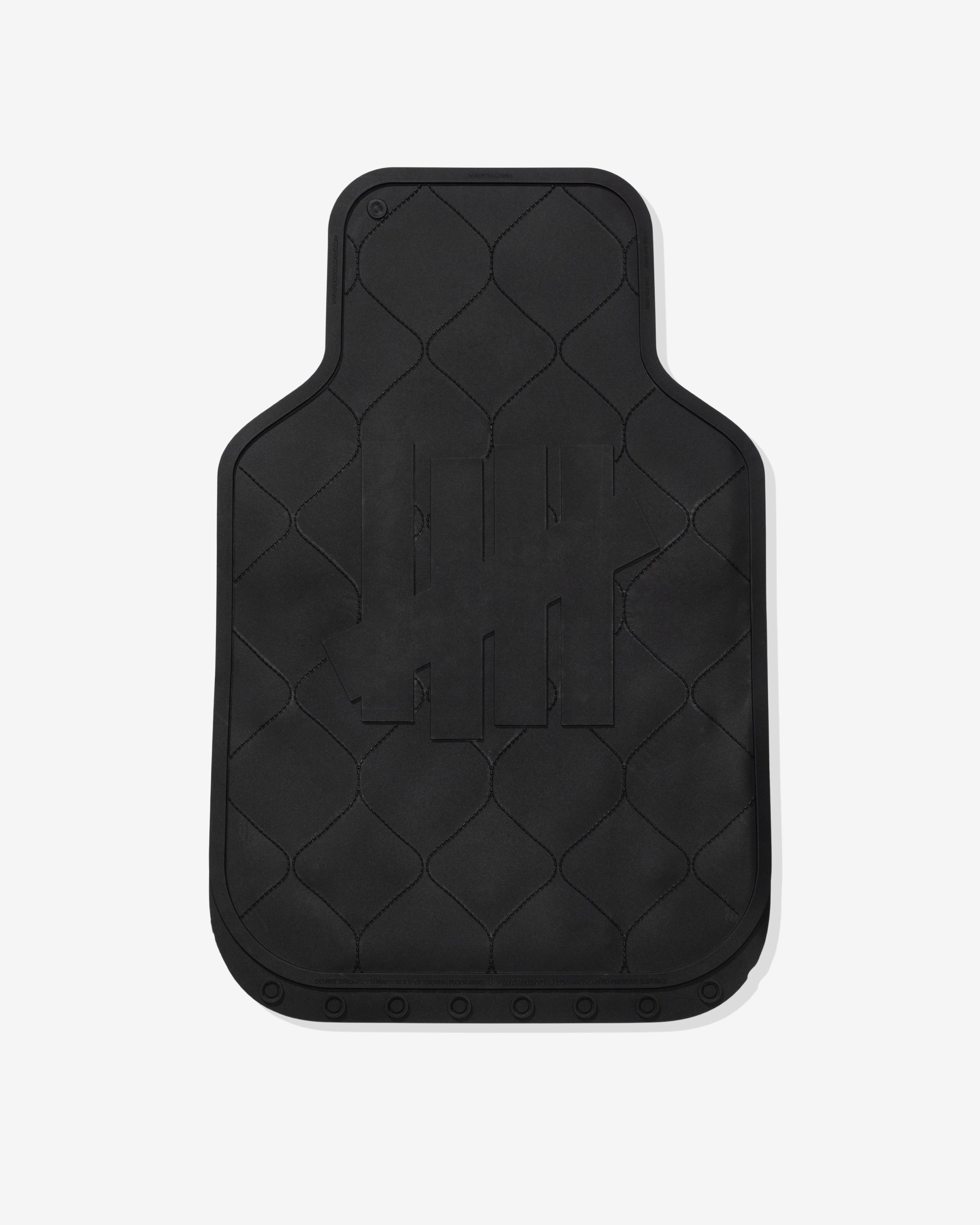 UNDFEFEATED QUILTED CAR MATS - BLACK