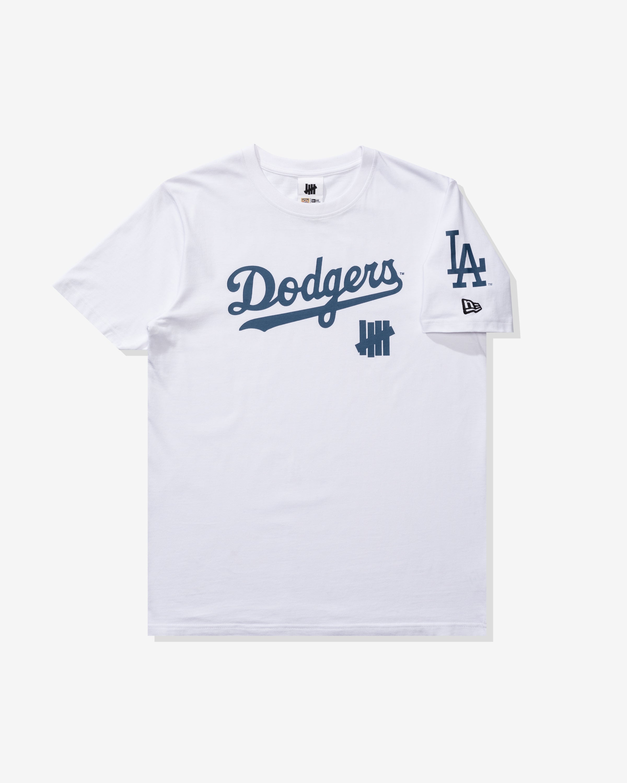 Men's Cream Los Angeles Dodgers Hardball Tie-Dye T-Shirt