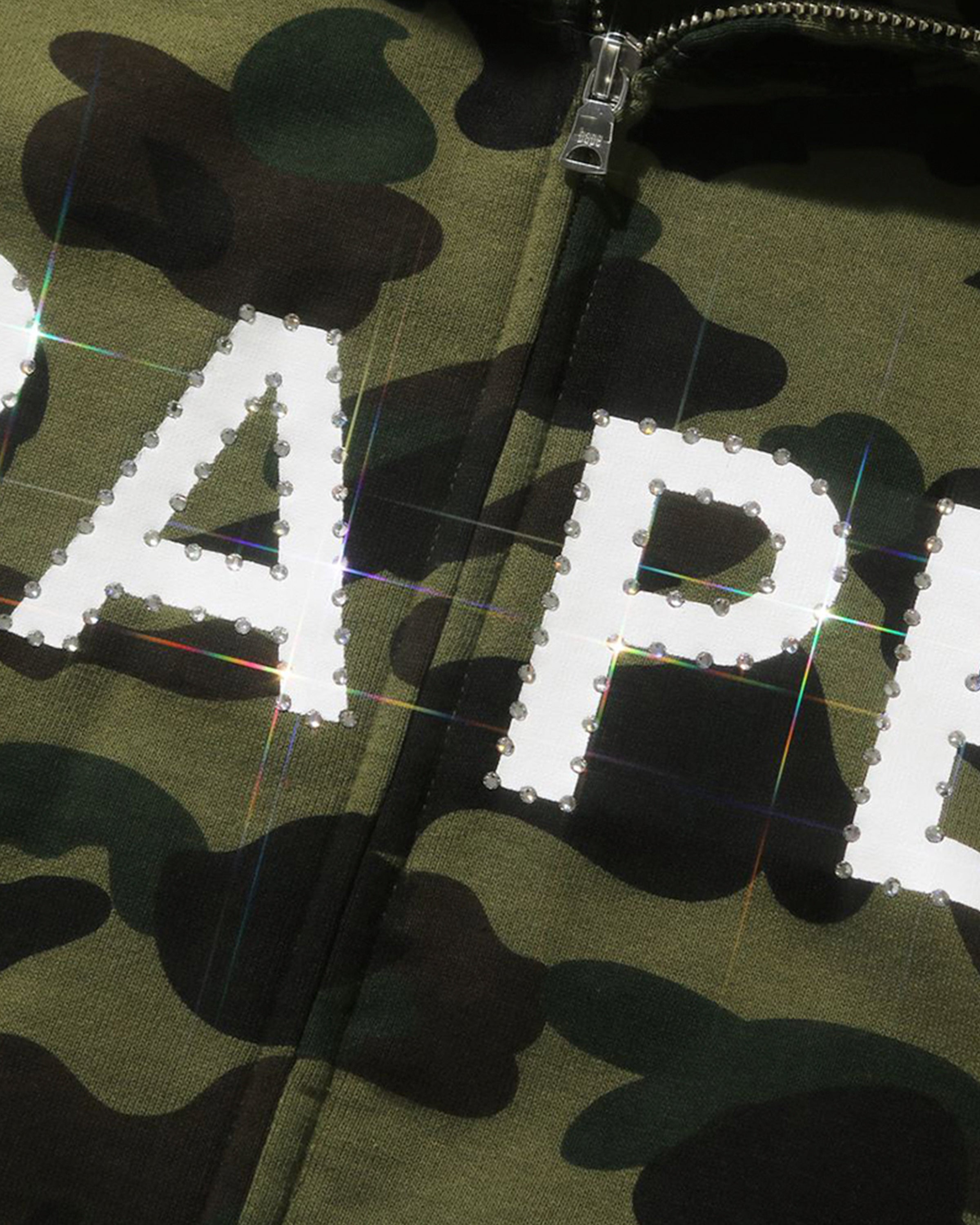 BAPE 1ST CAMO CRYSTAL STONE FULL ZIP HOODIE – Undefeated