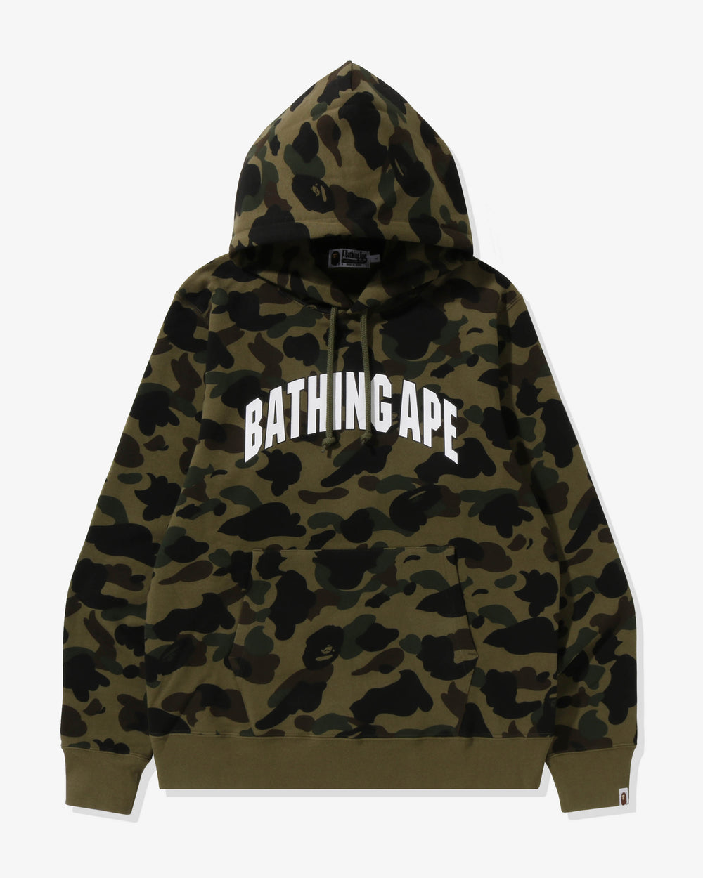 BAPE 1ST CAMO PULLOVER HOODIE - GREEN – Undefeated