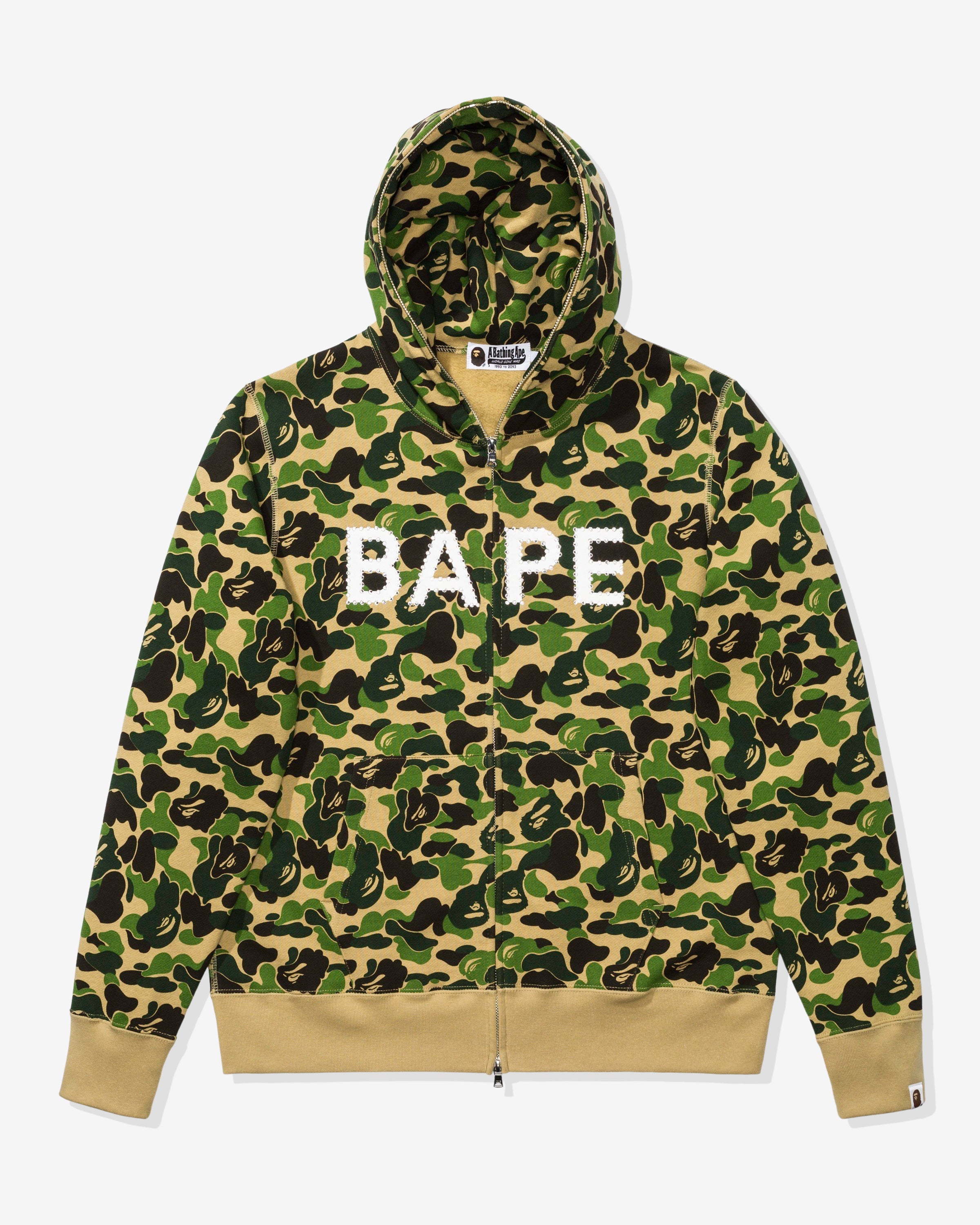 BAPE ABC CAMO SWAROVSKI FULL ZIP HOODIE GREEN – Undefeated