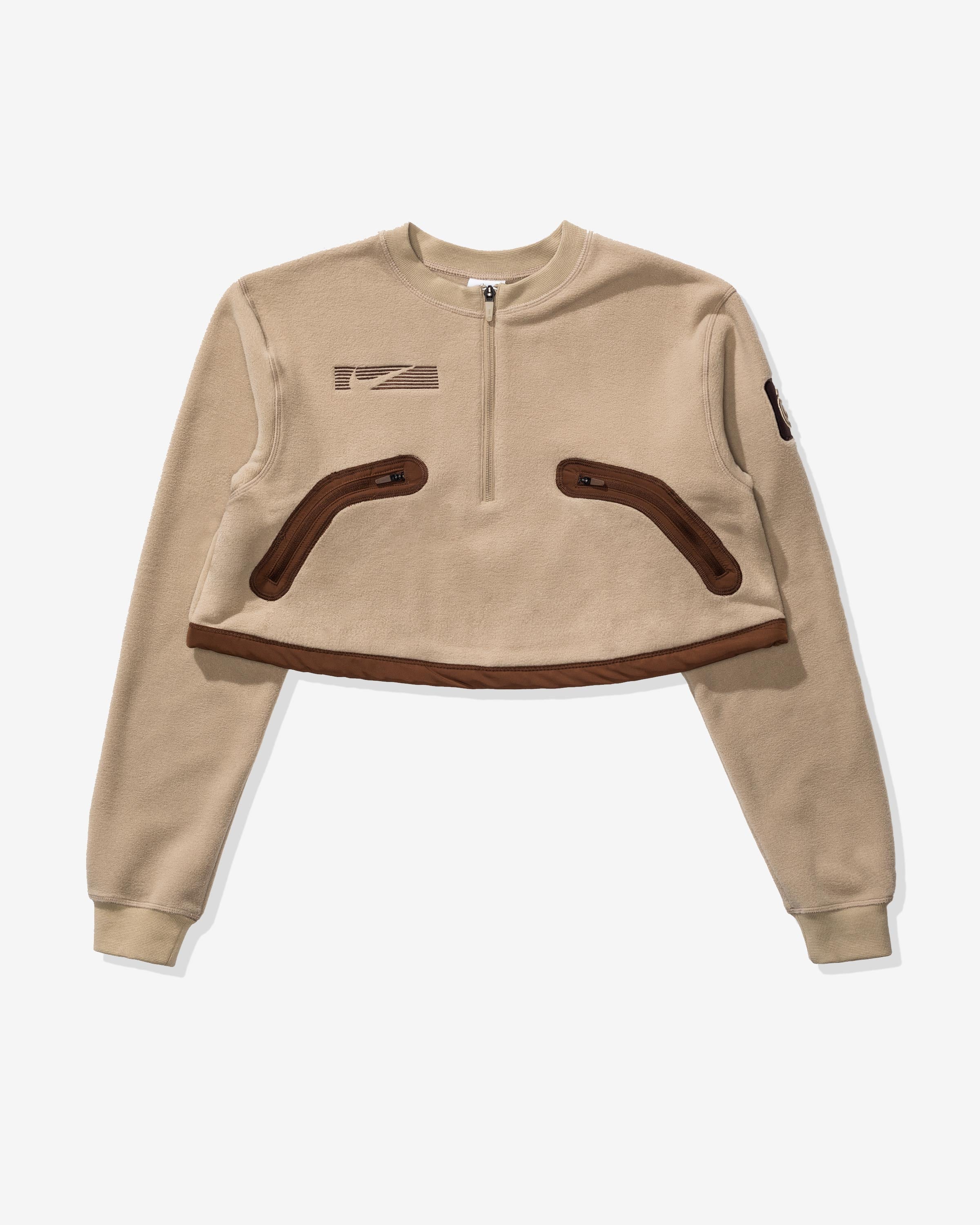 NIKE X TRAVIS SCOTT WOMEN'S NRG BH PO CREW KHAKI XS