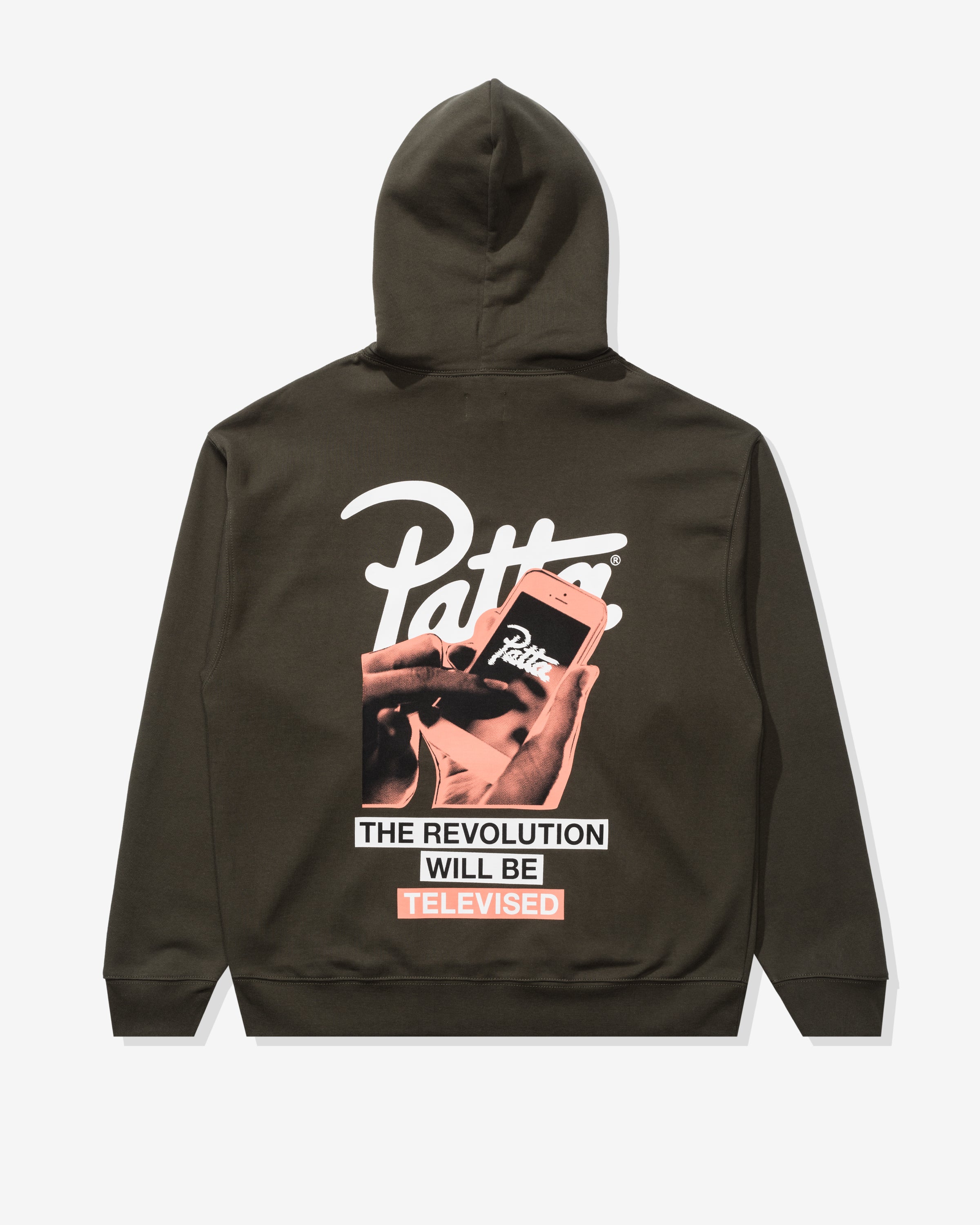 PATTA REVOLUTION BOXY HOODED SWEATER BLACK M - Main Image