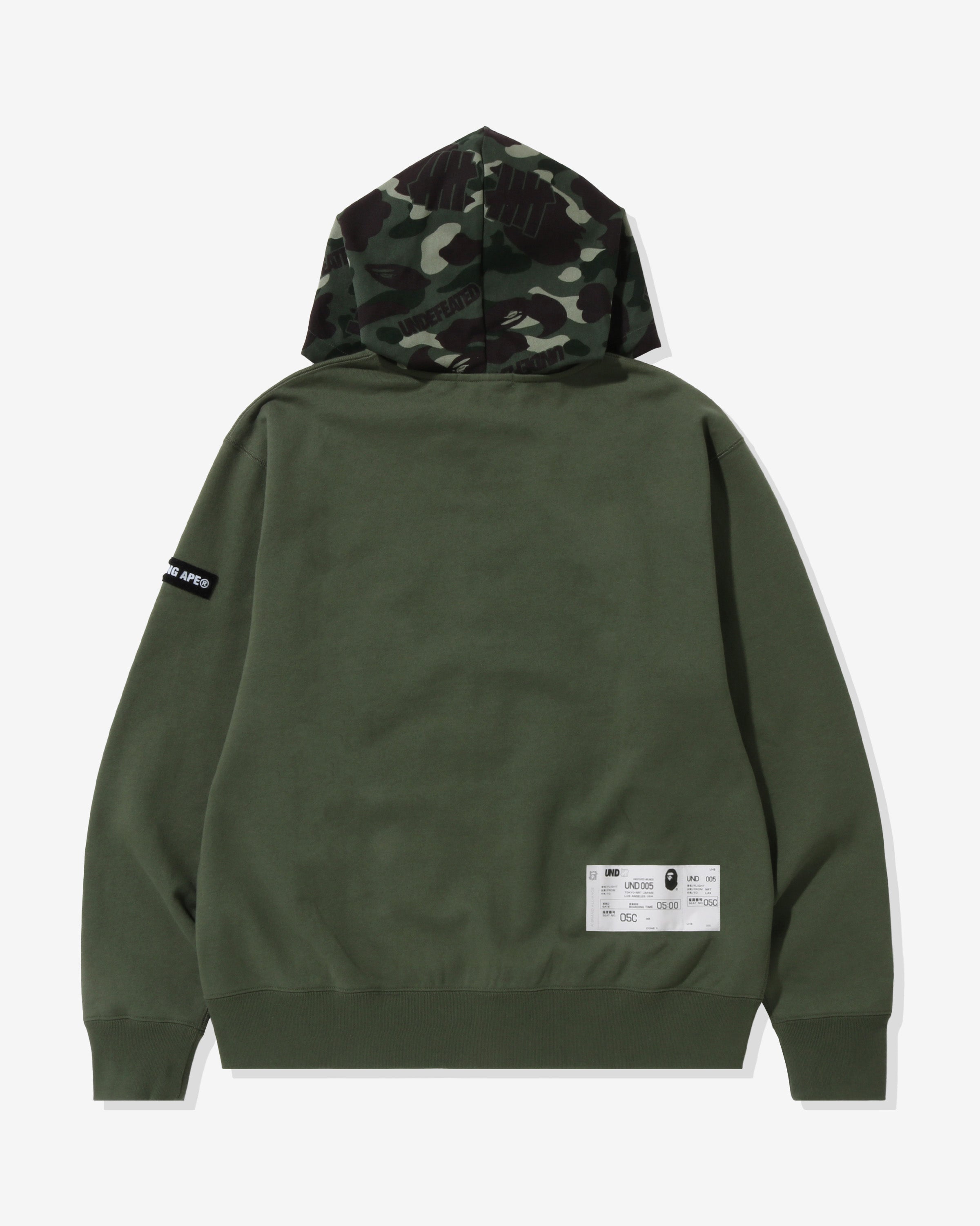 BAPE X UNDEFEATED COLOR CAMO RELAXED ZIP HOODIE – Undefeated